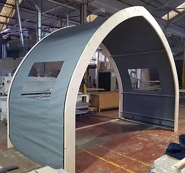 MiPOD Porch Addon on the production line